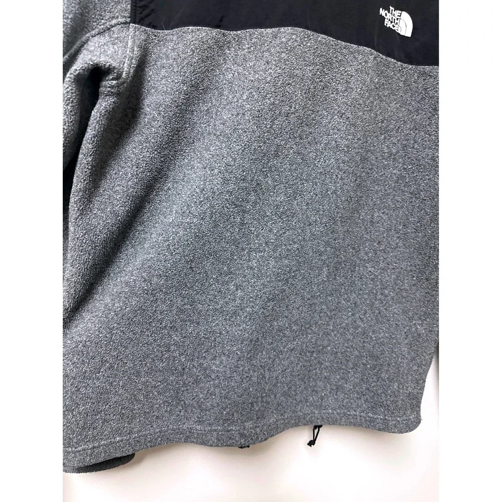 The North Face Men’s Denali Polartec Fleece Jacket Gray‎ Black Full Zip Small